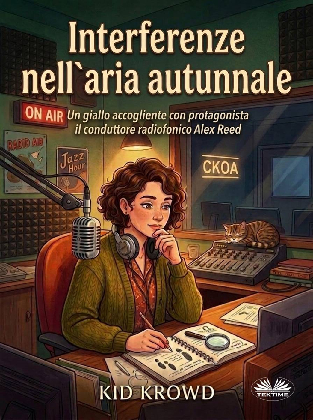 Interferenze Nell'Aria Autunnale: Un Giallo accogliente con protagonista il conduttore  Radiofonico Alex Reed