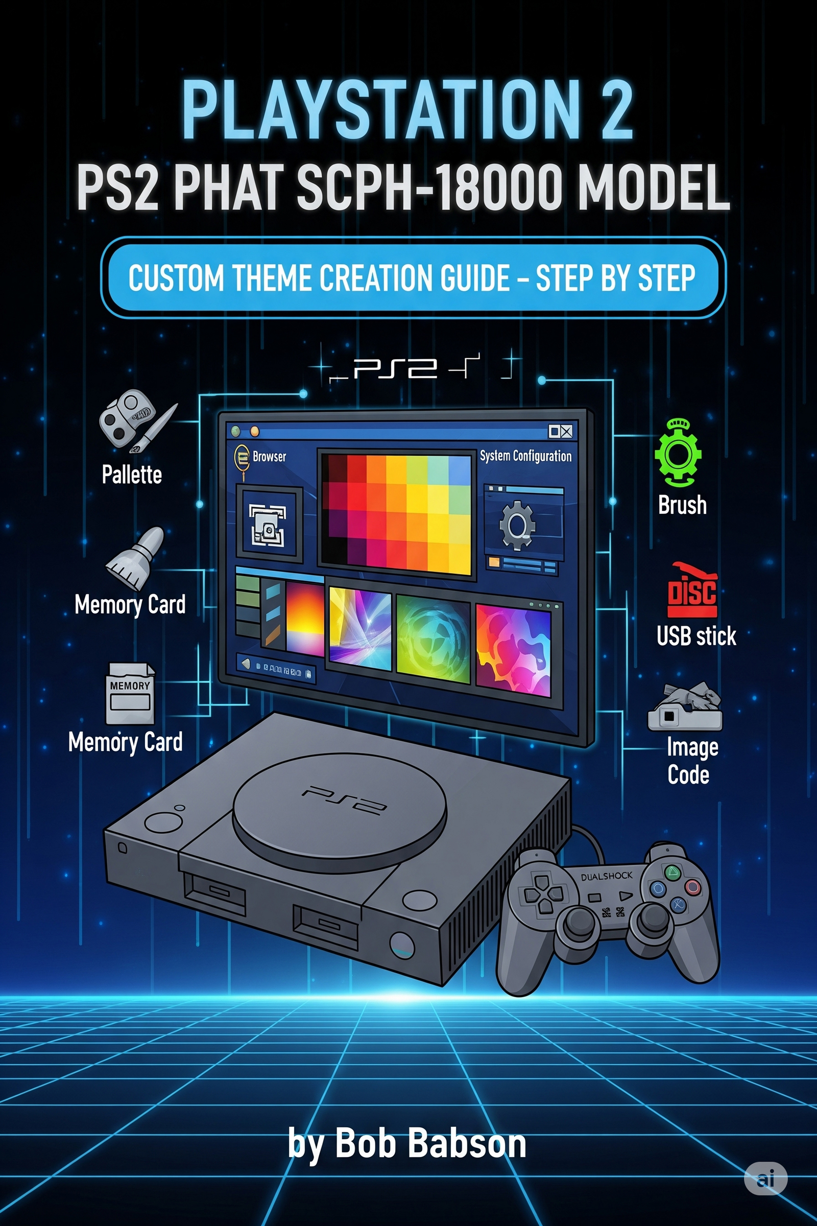 PS2 Phat SCPH-18000 Model Custom Theme Creation Guide: Tips, Tricks & Mods for Gamers - Step by Step
